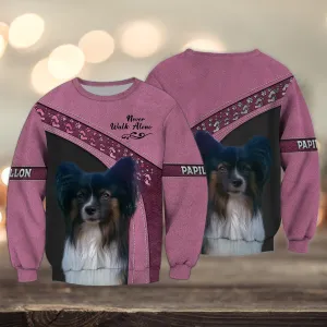 Papillon Love Multicolor Never Walk Alone 3D Full Print Sweatshirt Gift