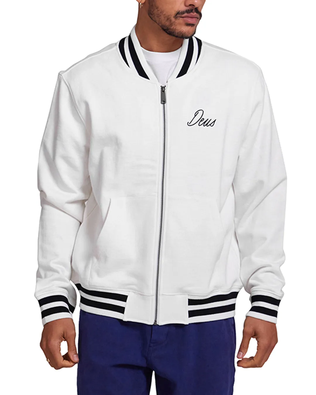 Patron Fleece Bomber - Vintage White