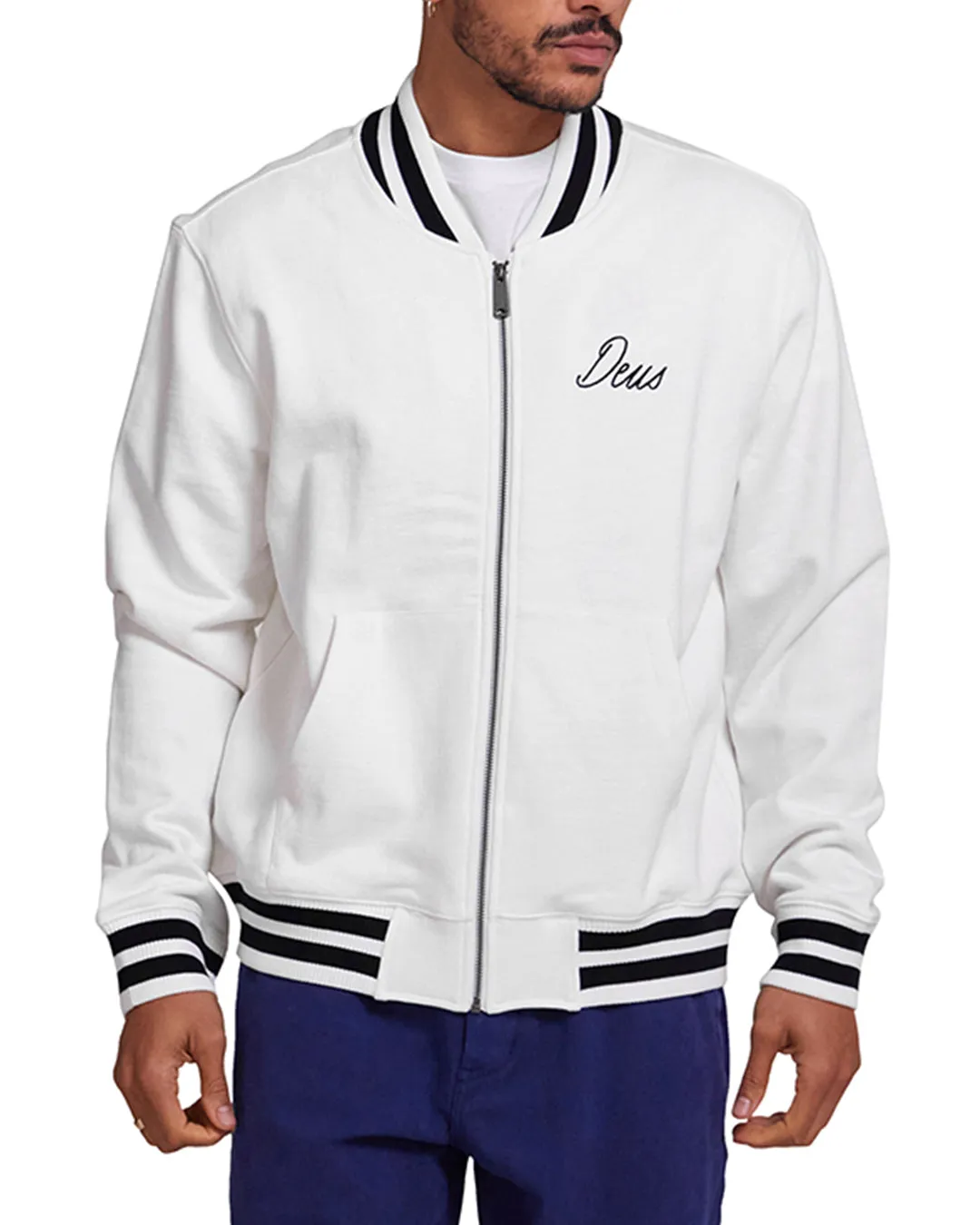 Patron Fleece Bomber - Vintage White