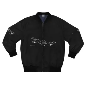 "Life is Strange 2 Bomber Jacket with Wolves Design"