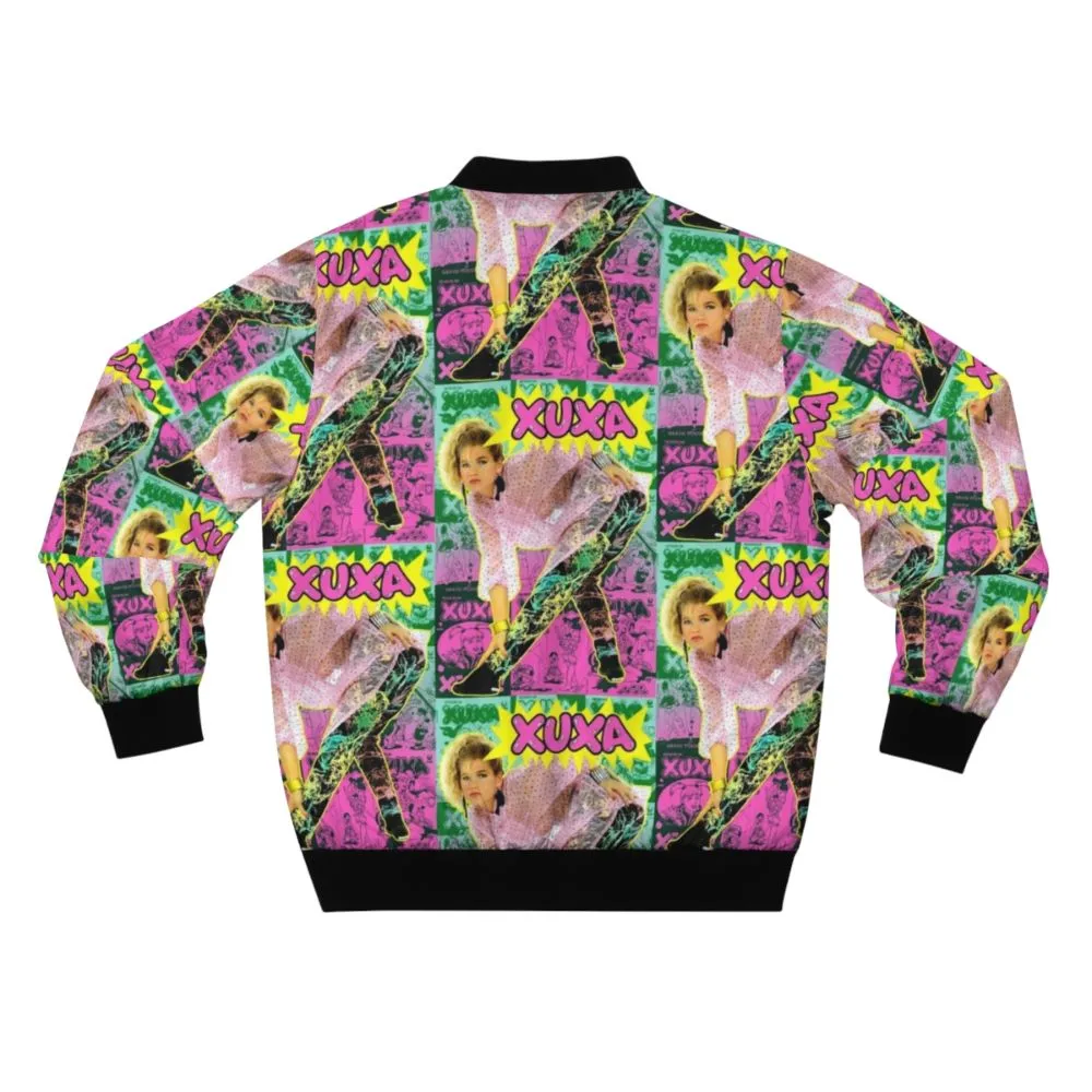 "XUXA Retro 1980s Bomber Jacket"