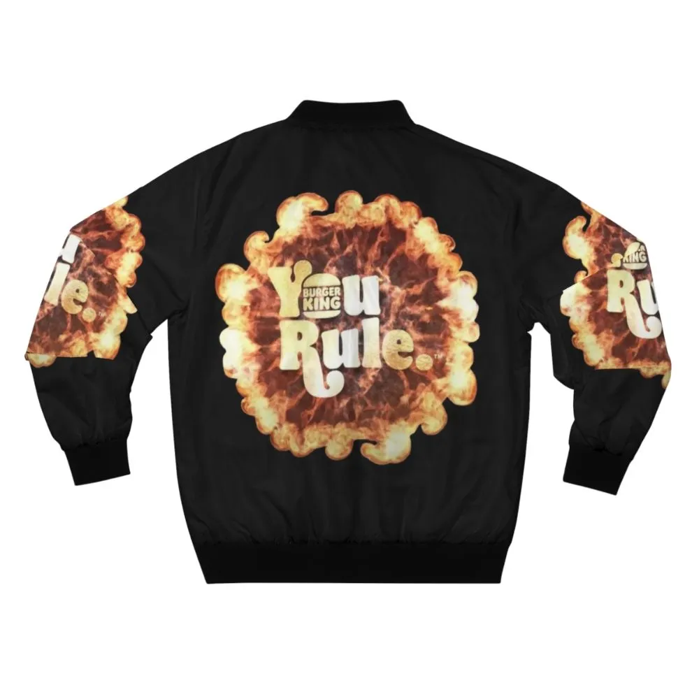 "YOU RULE" Bomber Jacket - Fast Food Inspired Fashion