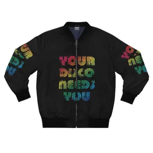 "Your Disco Needs You" Pride Bomber Jacket