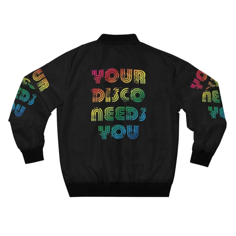 "Your Disco Needs You" Pride Bomber Jacket