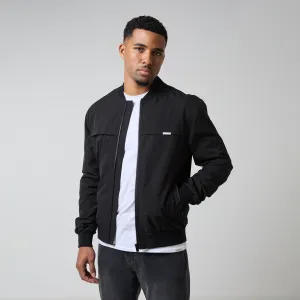 Ripstop Bomber Jacket | Black