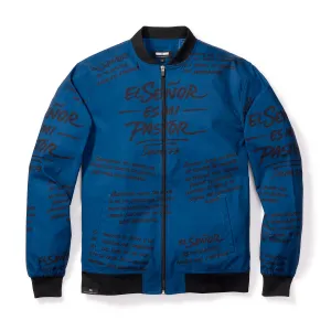 Salmo 23 Chaqueta - Azul (Psalm 23 Bomber Jacket)