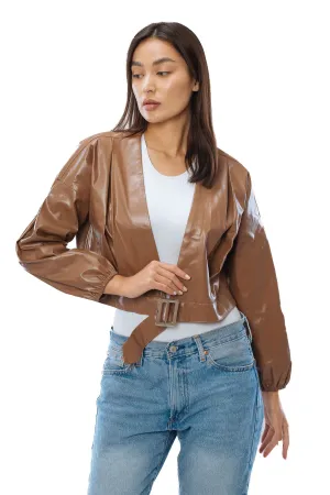 Sassy Leather Jacket - Angelica Fleur