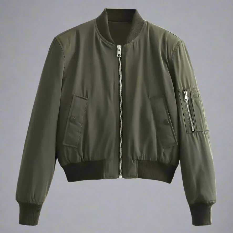 Short Bomber Jacket