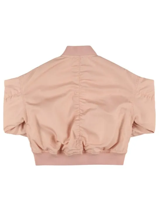 Stella McCartney Kids   Poly twill satin bomber jacket 