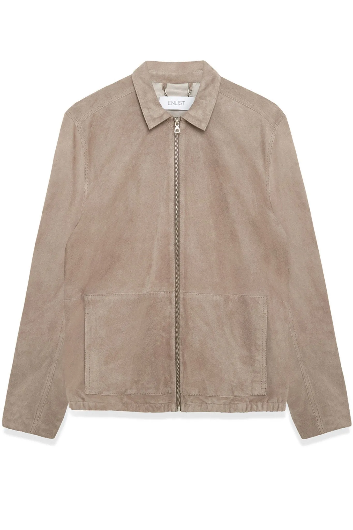 Suede Bomber Jacket