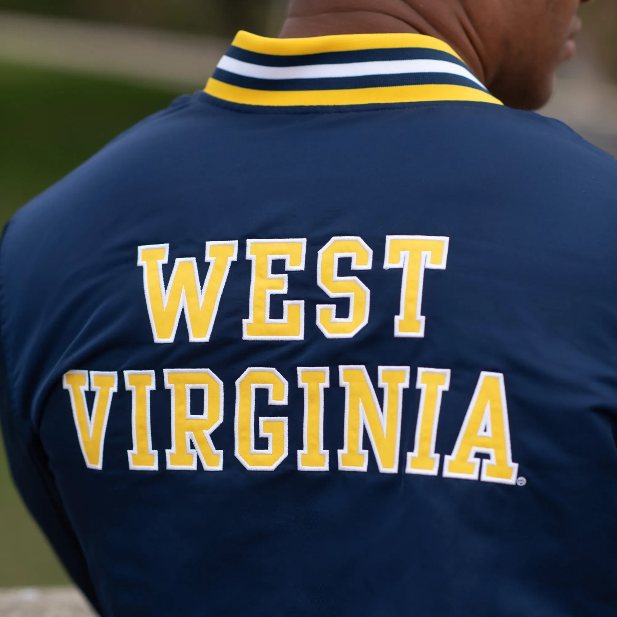 West Virginia Mountaineers Retro Bomber Jacket