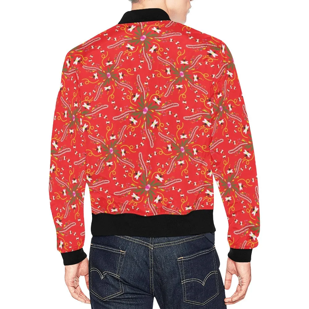 Willow Bee Cardinal Bomber Jacket for Men