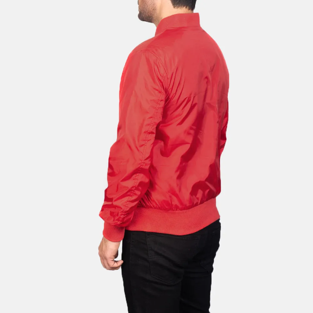 Zack Red Bomber Jacket