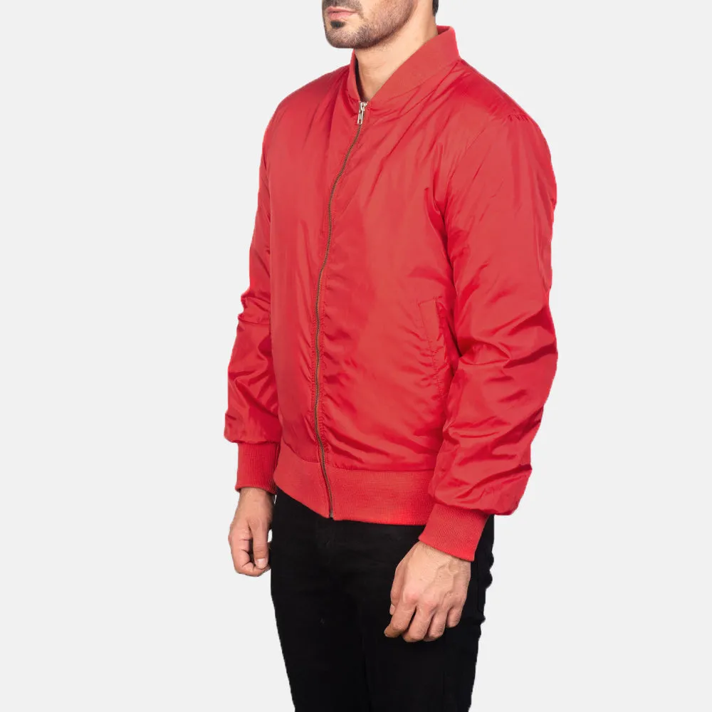 Zack Red Bomber Jacket