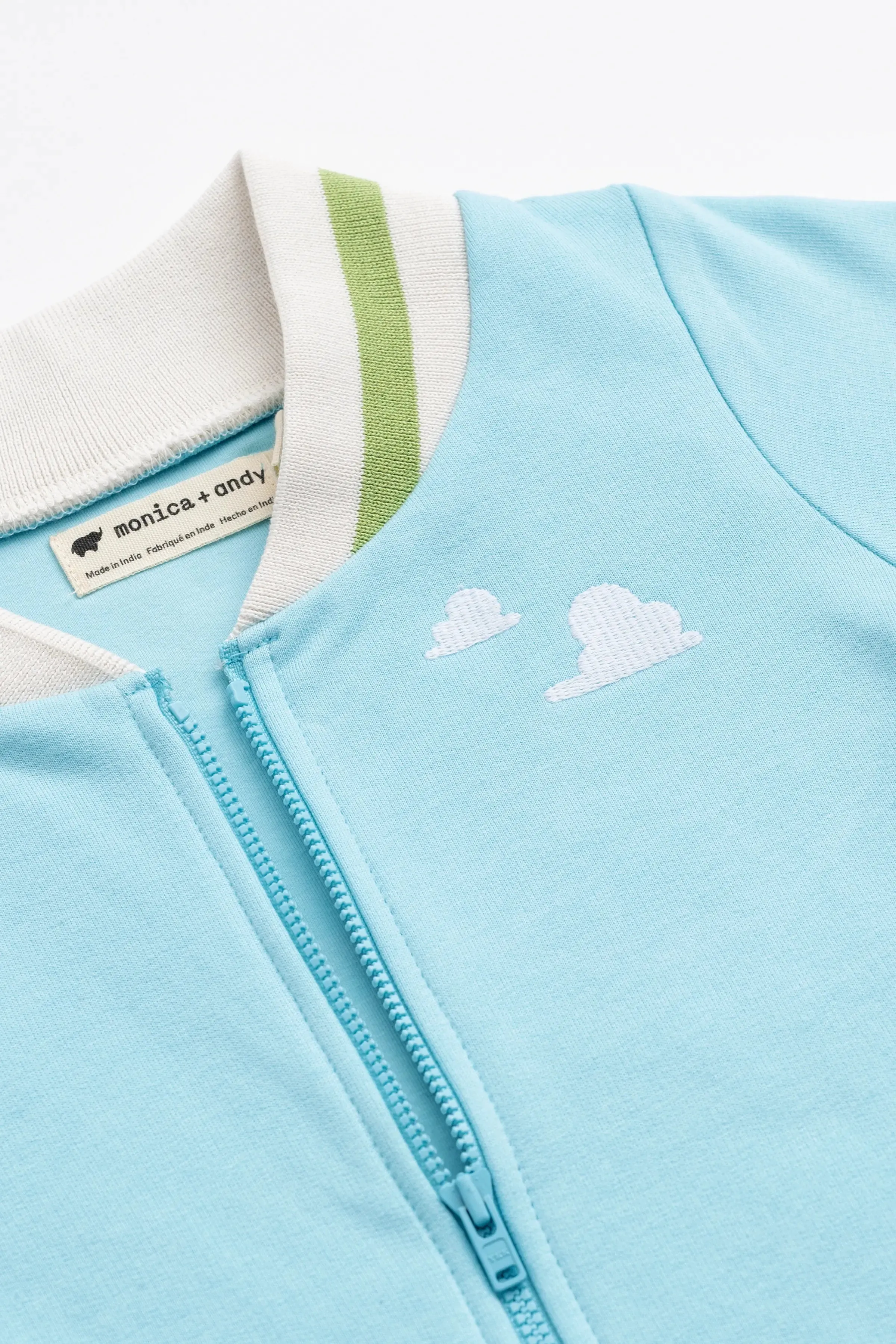 Zip Bomber Jacket_Toy Story Friends on Light Blue